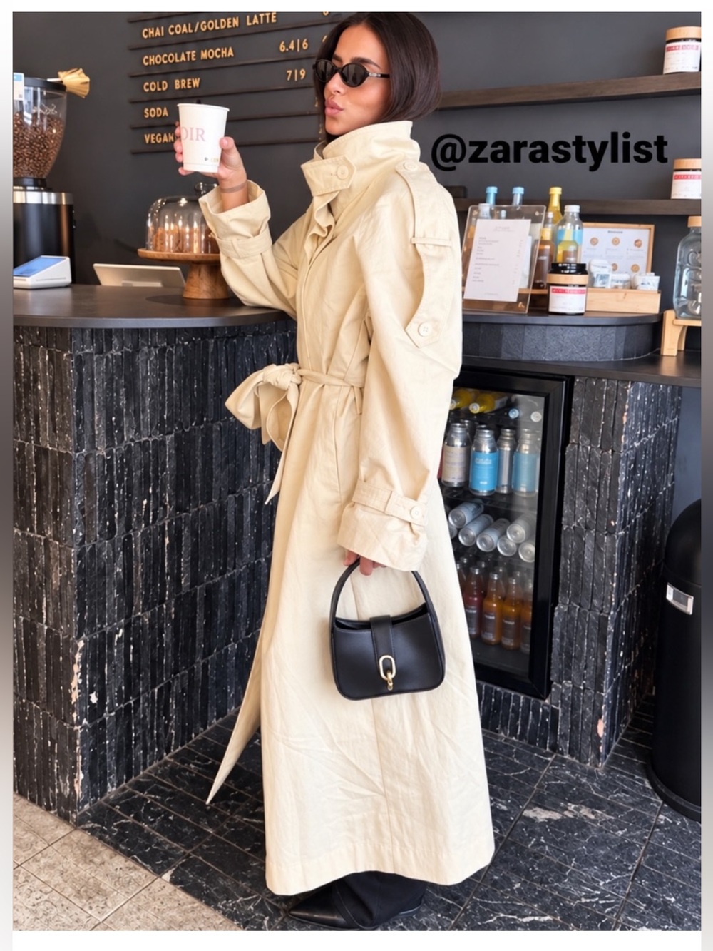 New with tags! Zara high neck oversized trench coat